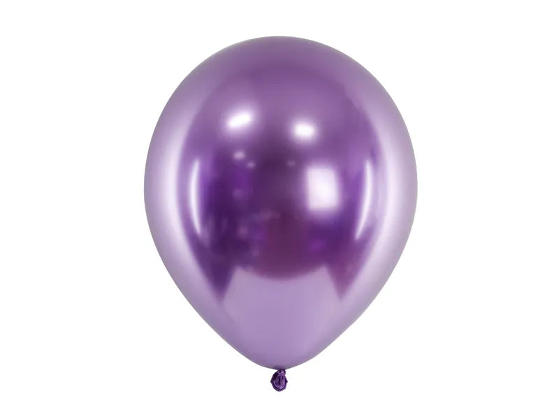 Hromēti Lateksa Gaisa Baloni (30cm) | Violets | Balloonparty.lv