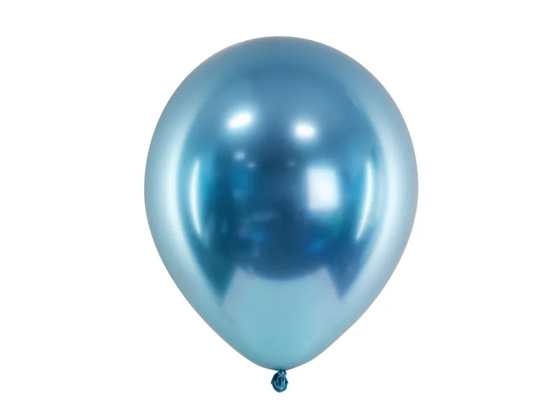 Hromēti Lateksa Gaisa Baloni (30cm) | Zils | Balloonparty.lv