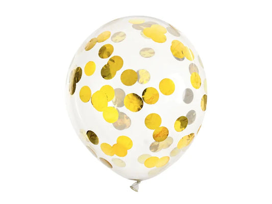 Konfeti Lateksa Baloni | Zelts | Balloonparty.lv