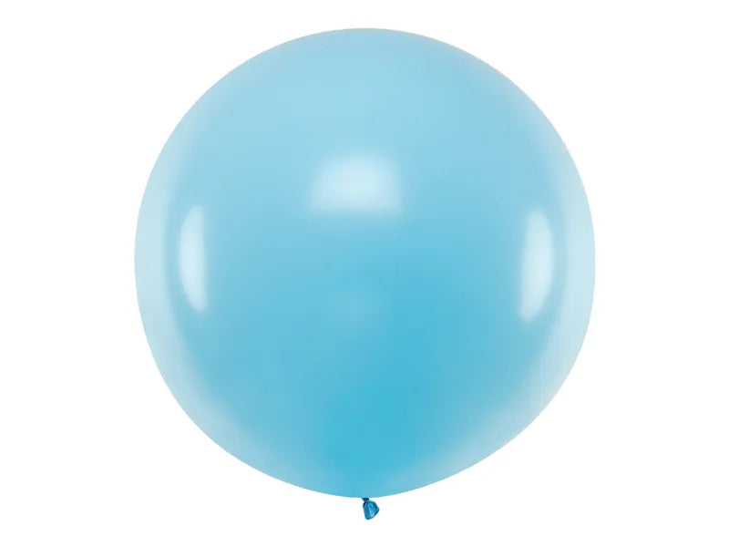 Lateksa Apaļš Balons 60 cm | Gaiši Zils | Balloonparty.lv