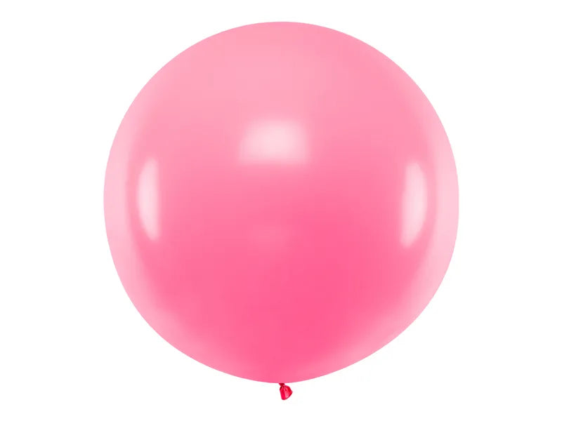 Lateksa Apaļš Balons 60 cm | Rozā | Balloonparty.lv