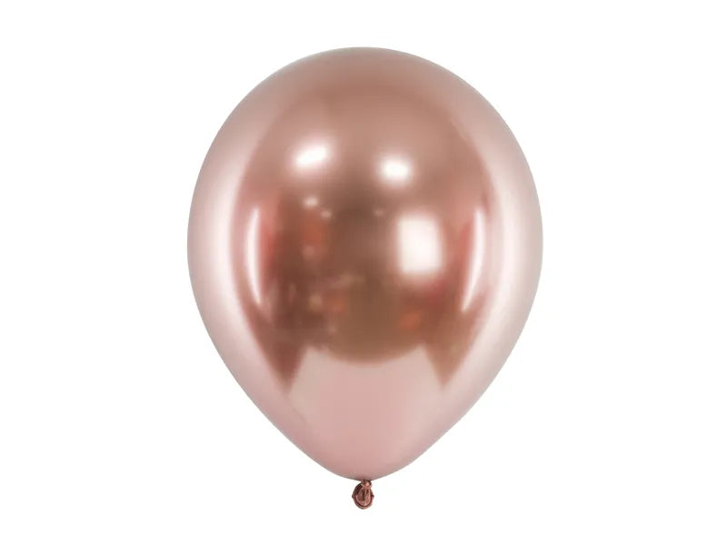 Hromēti Lateksa Gaisa Baloni (30cm) | Rozā | Balloonparty.lv