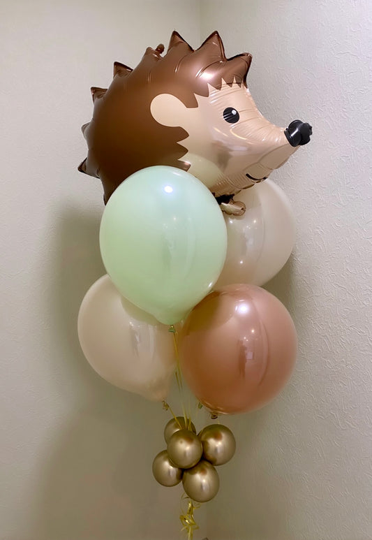Hēlija balonu kompozīcija "Meža ezis"