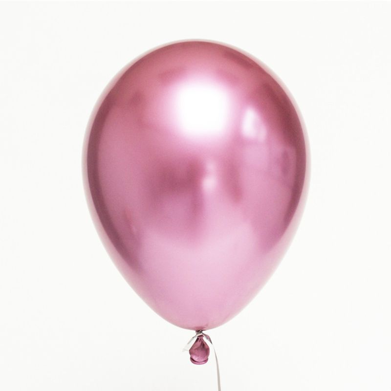 Chromed latex balloons